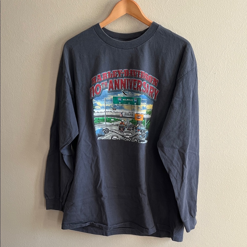 SOLD - Harley-Davidson Wisconsin 110th Anniversary Long Sleeve Tee